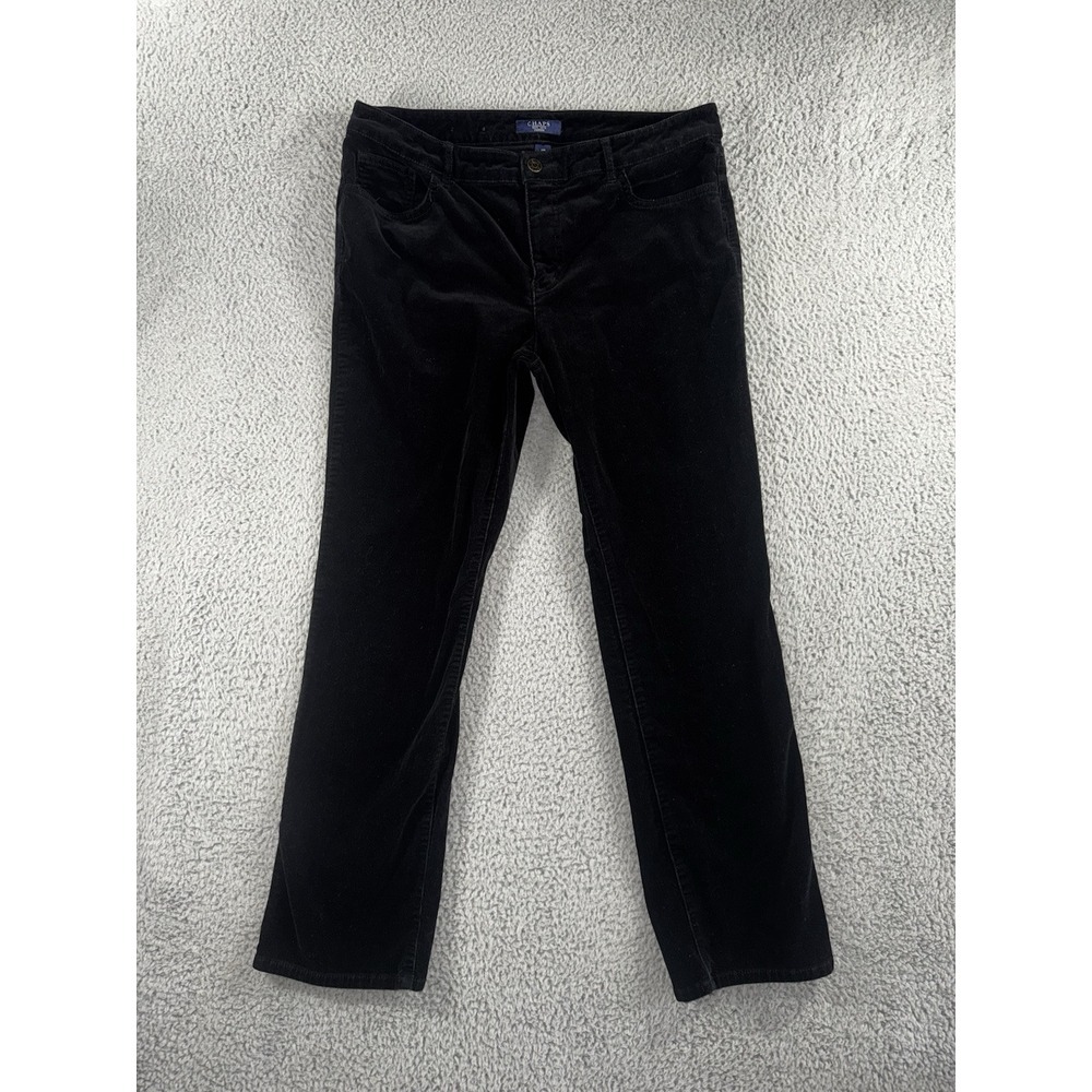 Chaps Velvet Corduroy Pants Women 12P‎ Straight Leg Academia Classic Minimalist